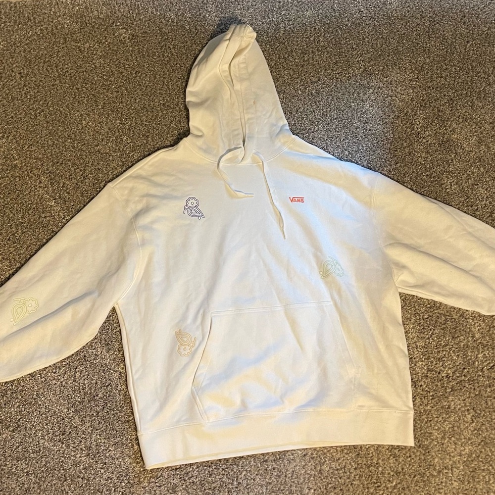Vans White Hoodie